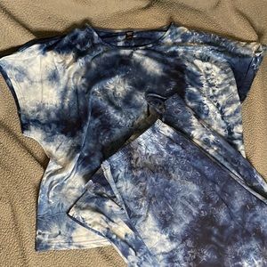 BLUE TIE DYED SET 💙🦋